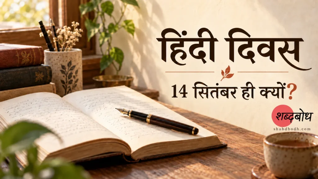 हिंदी दिवस 14 सितंबर को क्यों मनाया जाता है